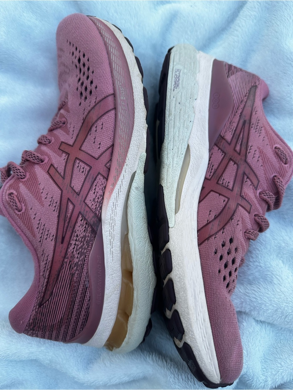 ASICS Gel-Kayano 28 Women's Mauve/Pink Running Sneakers - Picture 4 of 13
